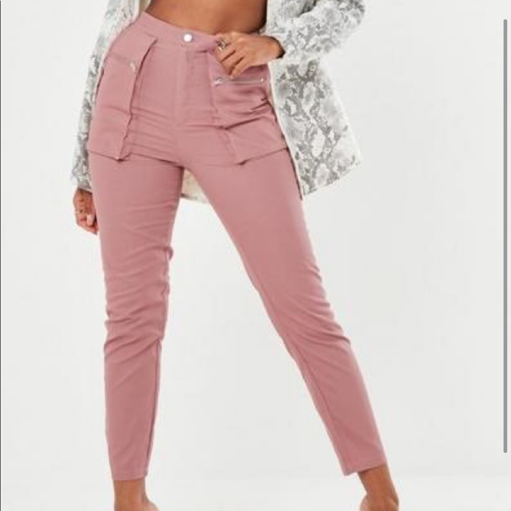 Missguided Twill 3D Zip Pocket Cargo Size US 4